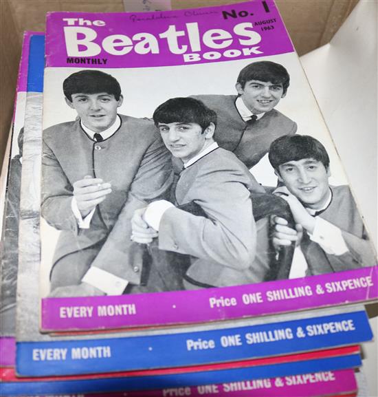 Collection of Beatles ephemera, inc The Beatles Book 1-29 & 31, other magazines, posters, calendar, etc